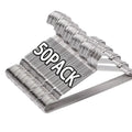 30 Heavy Duty Stainless Steel Hangers Ultra Thin Space Saving Clothes