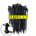 Nylon Screw Hole Cable Ties | Reusable Self-Locking Zip Ties
