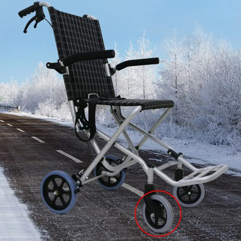 Wheelchair Front Castor Durable Anti Slip Shopping Cart Wheels