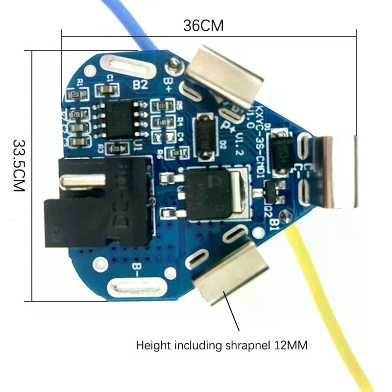 3S 10 8V 12 6V 40A BMS 18650 Lithium Battery Board Screwdriver Shura
