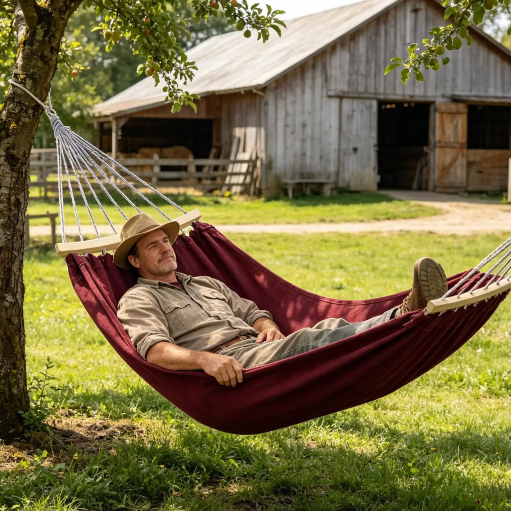 Wooden Hammock Spreader Bars 2-Pack | 10-Hole 40cm Crossbars