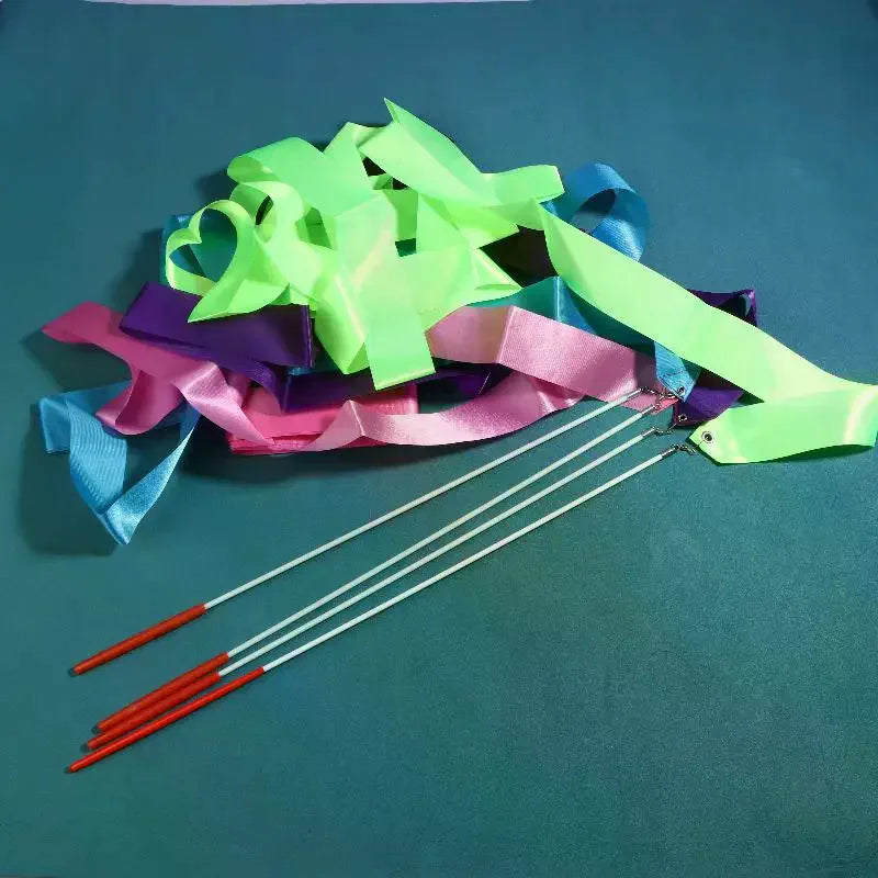 4m Kids Gymnastics Ribbon Wand – Colorful Dance & Performance Toy