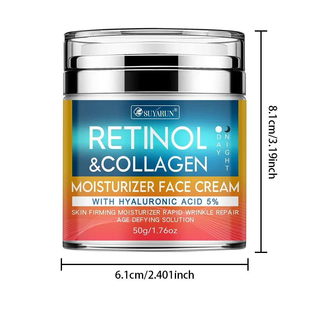 SUYARUN Retinol & Collagen Face Cream – Firming Moisturizer