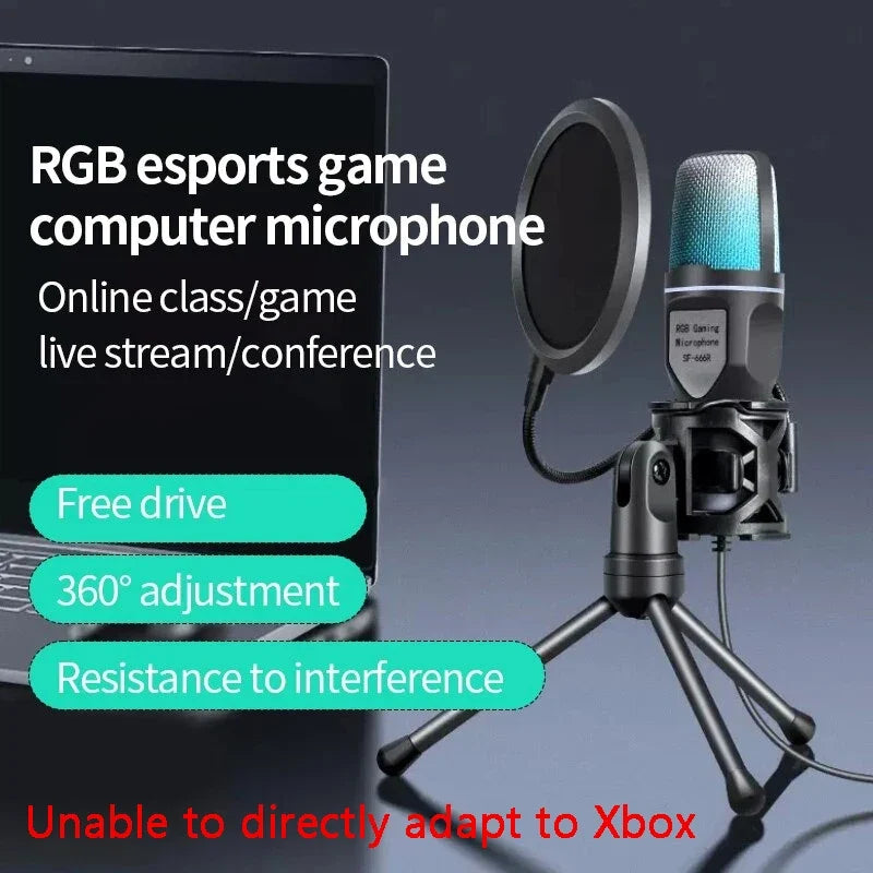 AyeBeau USB Condenser Microphone Kit – Streaming & Gaming