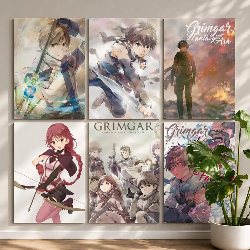 Grimgar of Fantasy & Ash Anime Poster – HD Waterproof Wall Art