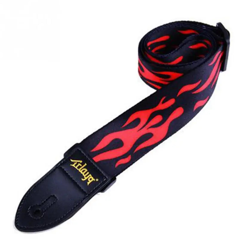 Guitar Strap Multi-color Belts Adjustable Colorful Printing Nylon