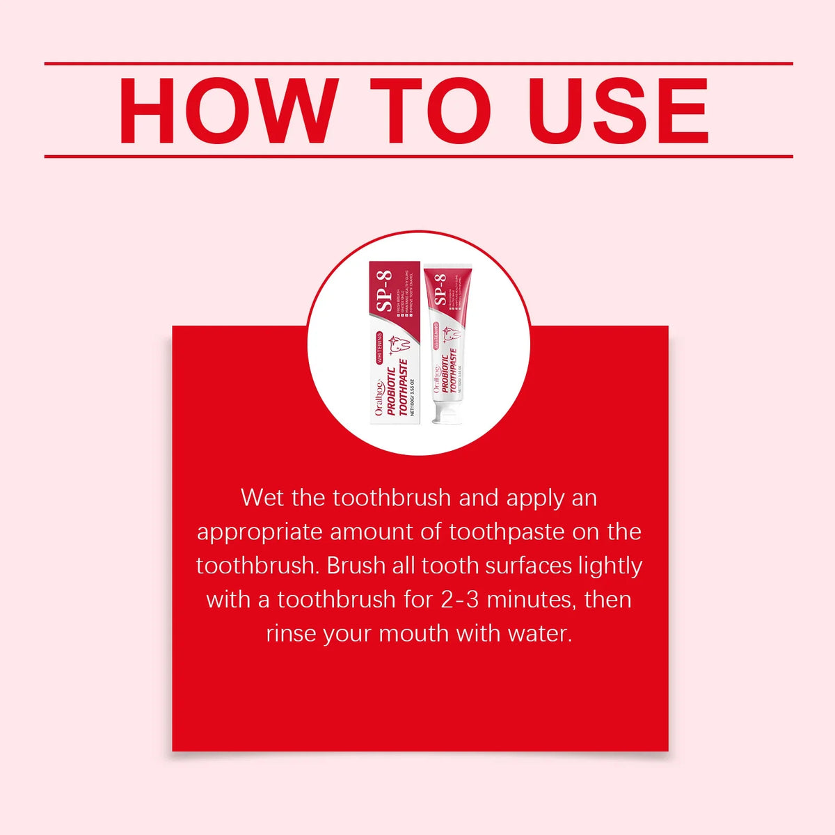 Oralhoe Probiotic Toothpaste | Enamel Whitening & Gum Care