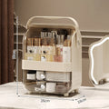 6-Layer Dustproof Desktop Organizer with Drawers | Makeup Storage