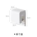 Adhesive Bathroom Organizer No Drill Toothpaste Holder Wall Mounted