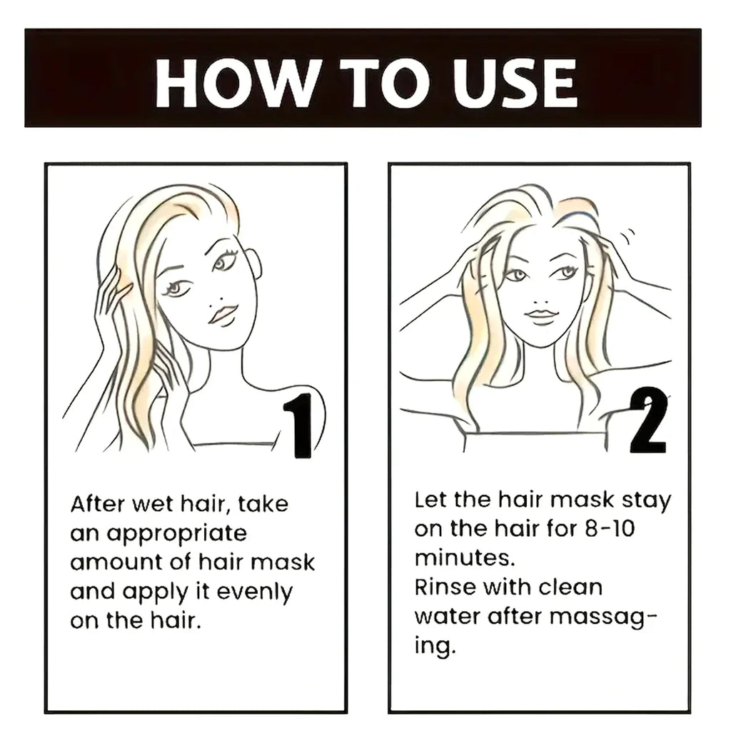 Argan Oil & Aloe Vera Keratin Hair Mask – Smooth & Frizz Control