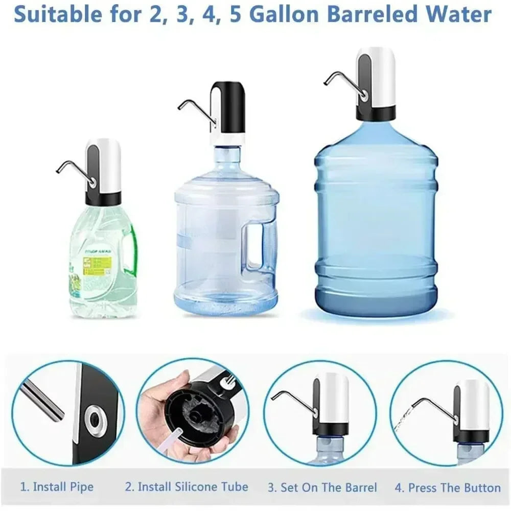 Electric Wireless Water Dispenser Pump for 5-Gallon Bottles