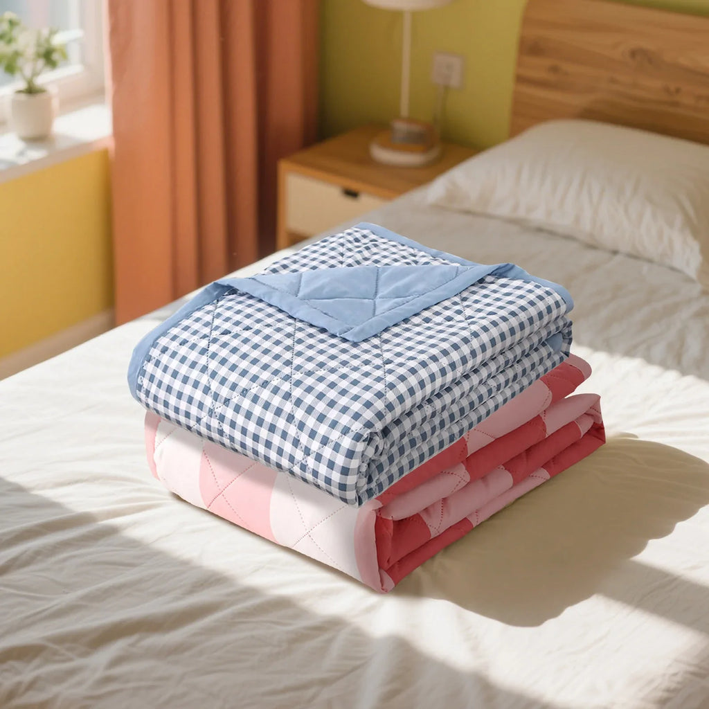 Summer Cooling Comforter | Soft Breathable All-Season Quilt