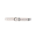 Korean Y2K Lace Canvas Waist Belt Metal Buckle – Beige