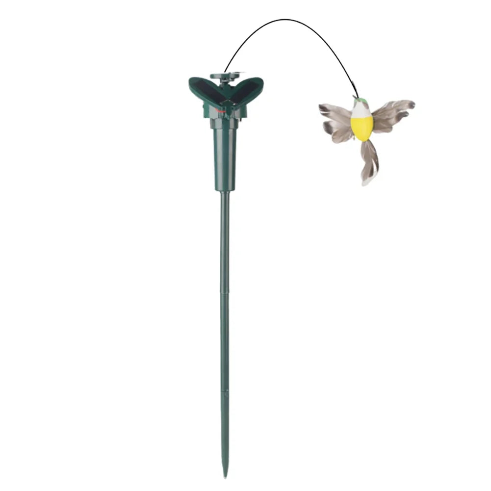 1- Solar Powered Flying Wobble Fluttering Butterfly Ornament Cute
