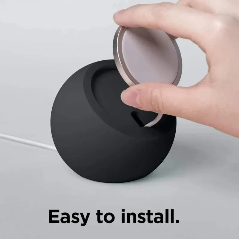 2026 Magnetic Wireless Charging Desk Ball Shape Silicone Holder Stand