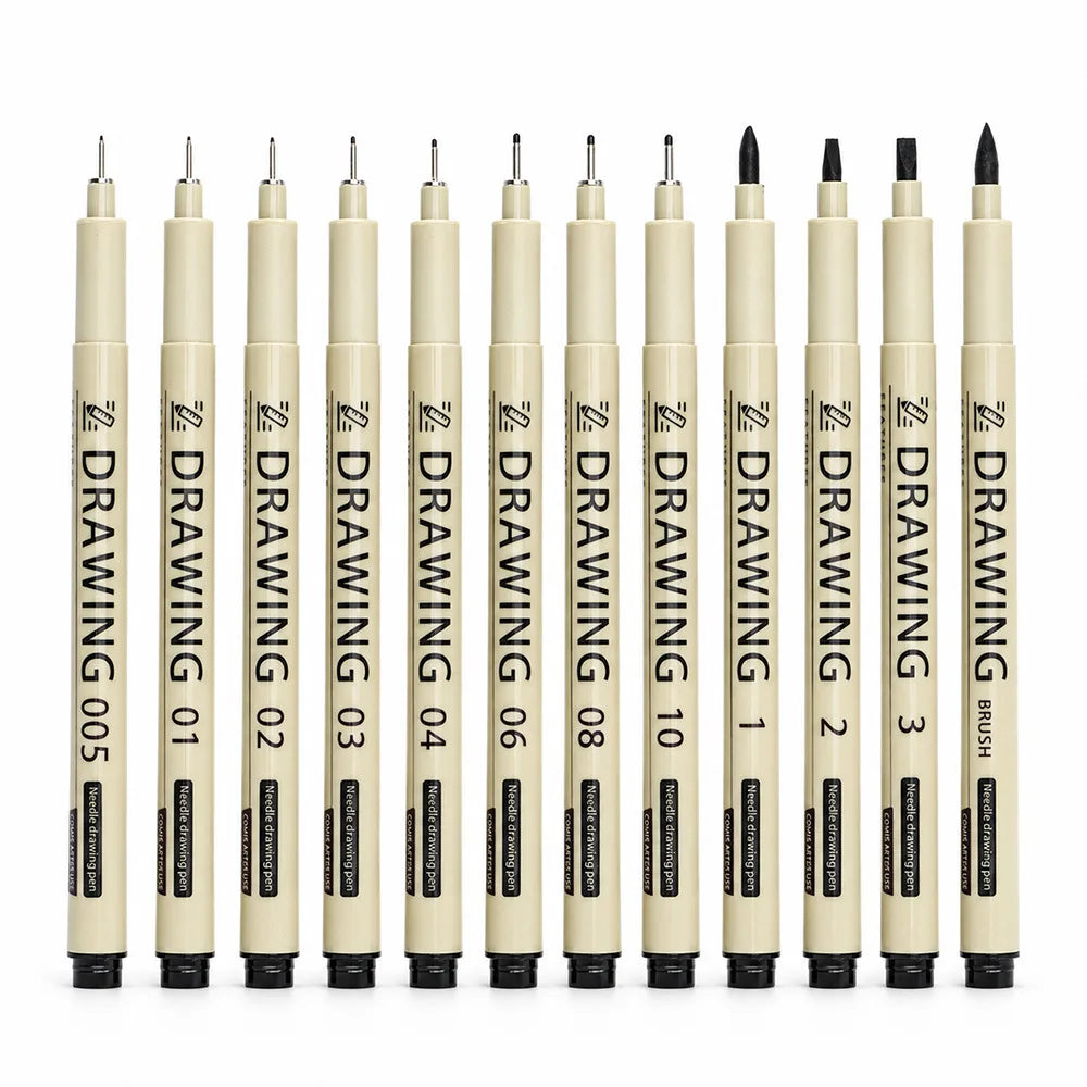 12 Drawing Needle Pen Student Engineering Design Hand Comic