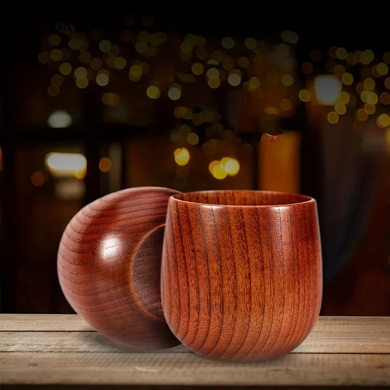 KEMORELA Handmade Jujube Wood Big Belly Cup | Tea & Coffee