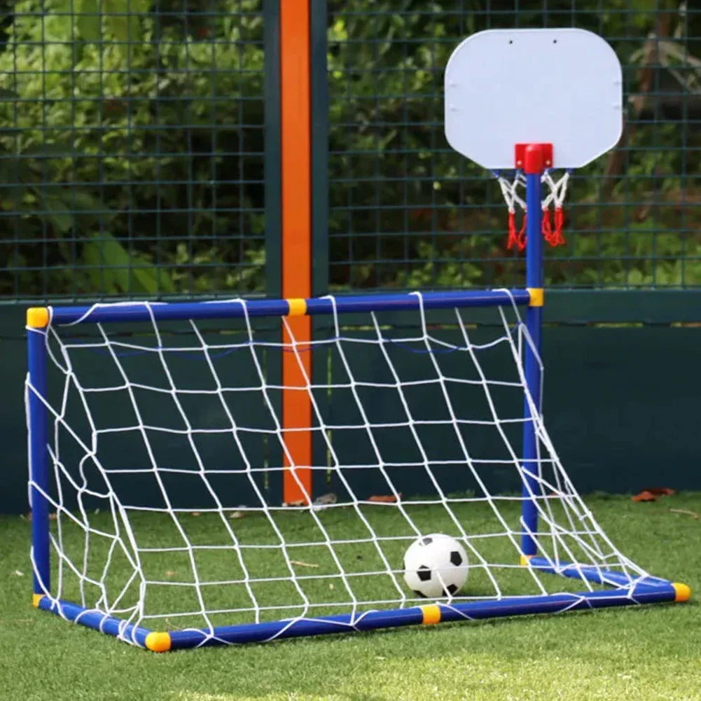 Detachable Toddlers Football Goal Soccer Door Gate Post Fun Games