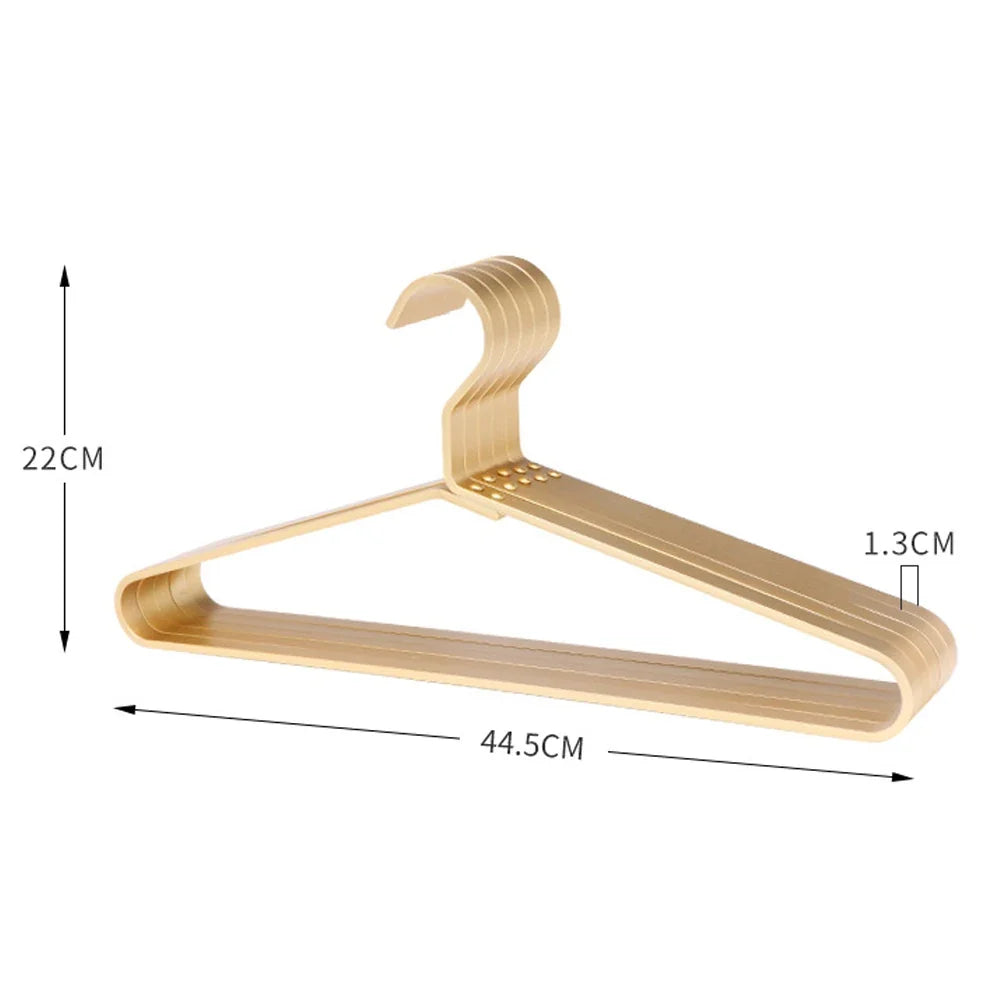 5-Pack Aluminum Alloy Coat Hangers | Heavy-Duty Clothes Rack