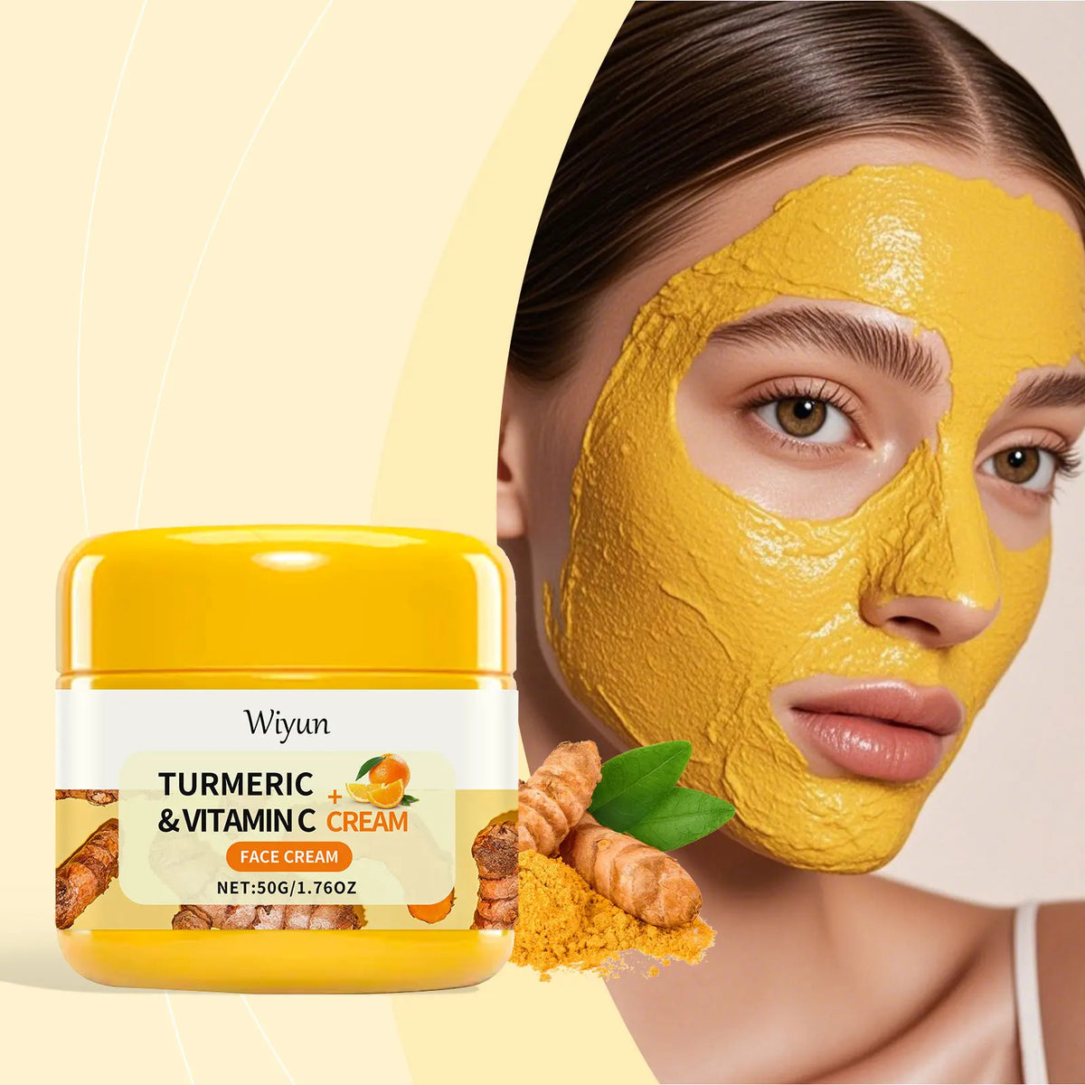 WIYUN Turmeric & Vitamin C Brightening Cream 50g