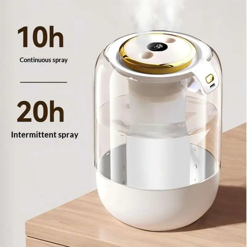 HOMEFISH Quiet Cool Mist Humidifier for Bedroom & Nursery