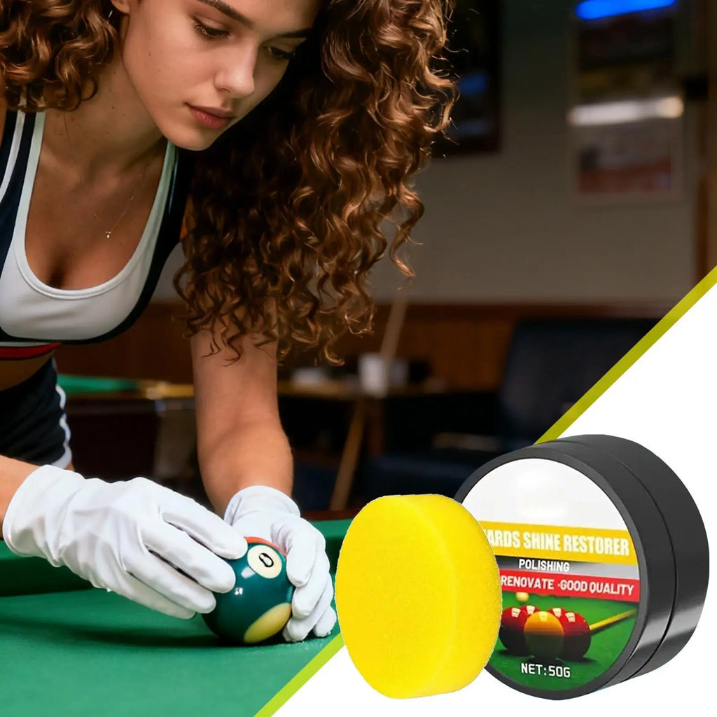 50g Billiard Ball Cleaner Wax | Polish & Restore Pool Balls