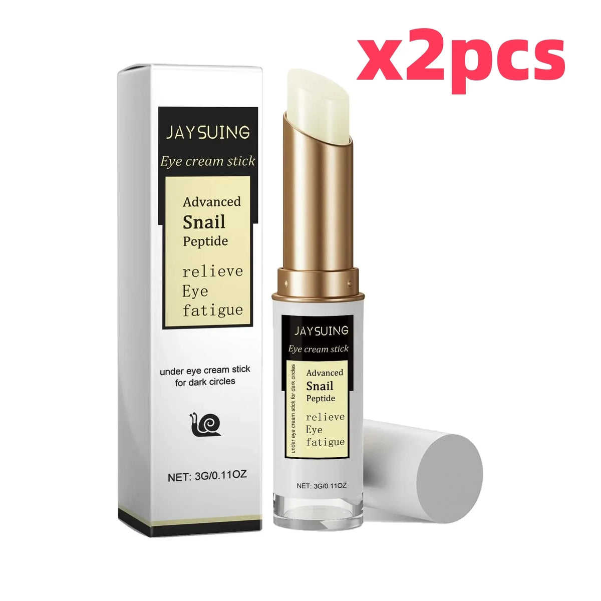 Snail Eye Cream Stick – Firm, Brighten & Hydrate Eye Area