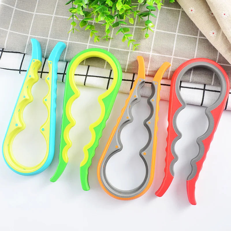 Creative Multi-functional 4-in-1 Bottle Cap Opener Home Kitchen Can
