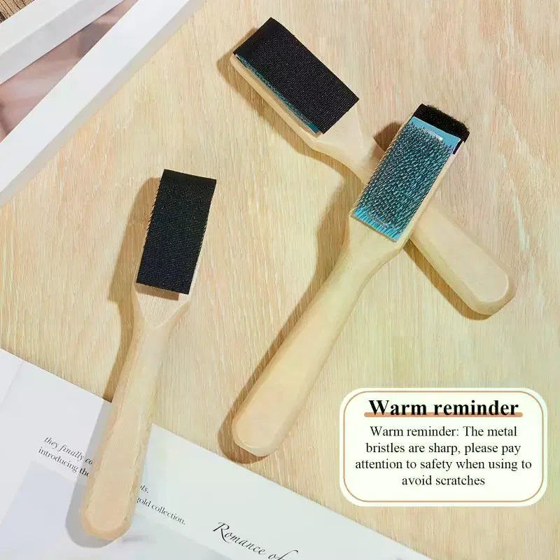 Wooden Suede Sole Wire Brush – Dance Shoe Cleaner