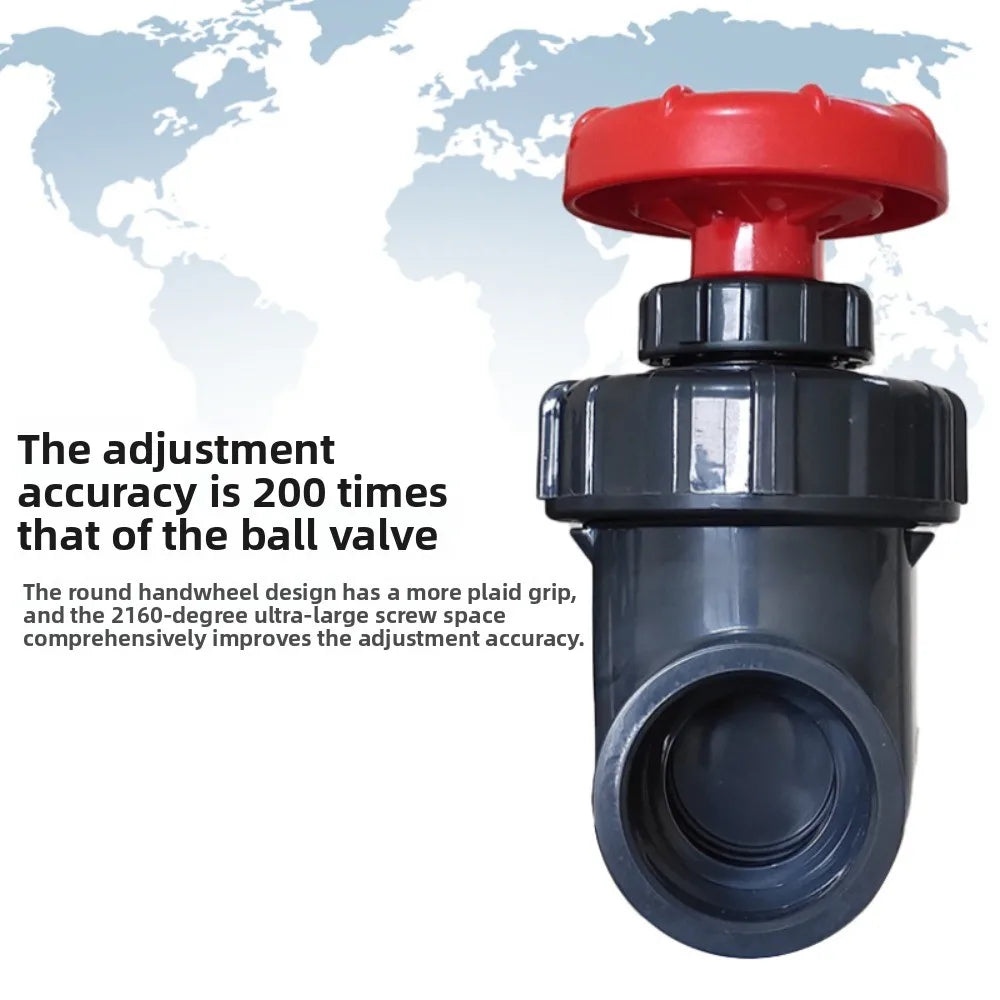 UPVC Gate Valve 20–63mm | Garden Irrigation & Aquarium Flow Control