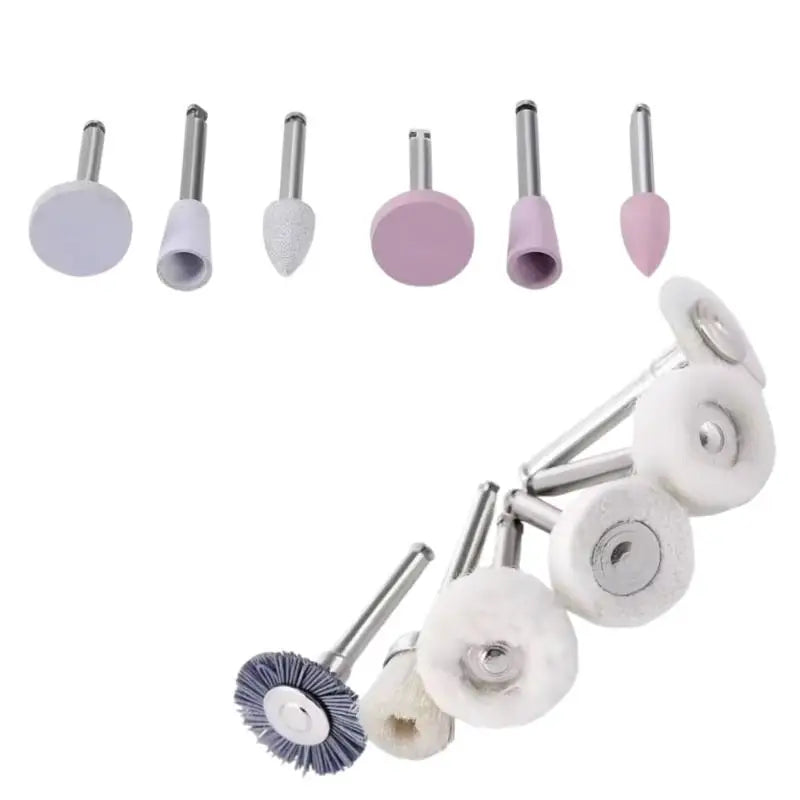 12-Piece Silicone Mixed Grinding & Polishing Head Set | DIY