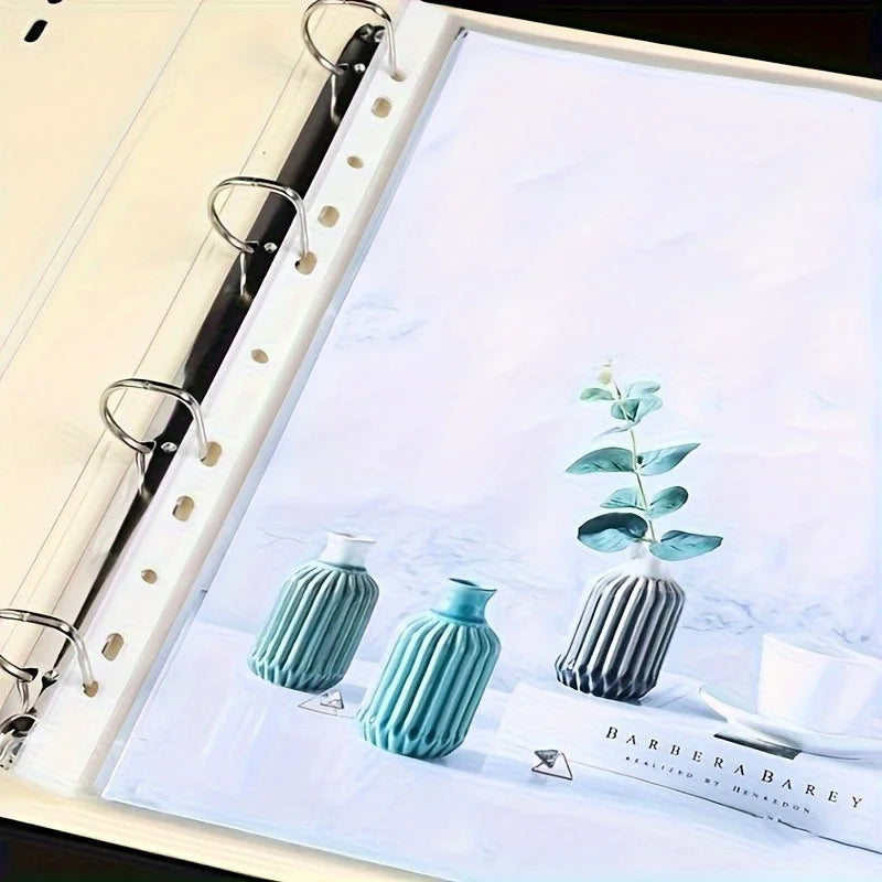 50-Pack A4 Transparent Document Folders – Office & School