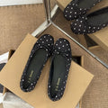 Polka Dot Women's Ballet Flats – Soft Sole Slip-On Dress Shoes