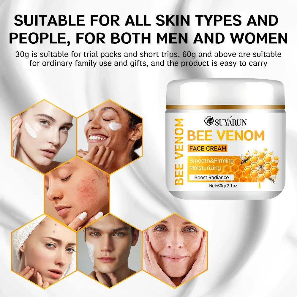 SUYARUN Bee Venom Cream – Anti-Aging Moisturizer with Aloe