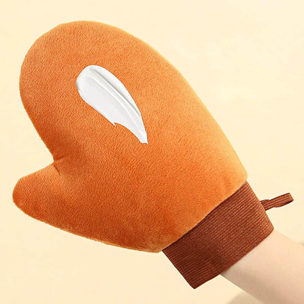 2-Pc Self-Tanning Mitt Set – Streak-Free Applicator Gloves