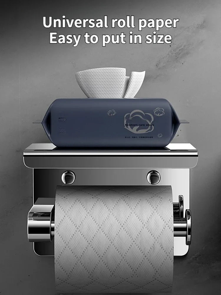 304 Stainless Steel Toilet Paper Holder | Waterproof Tissue Box