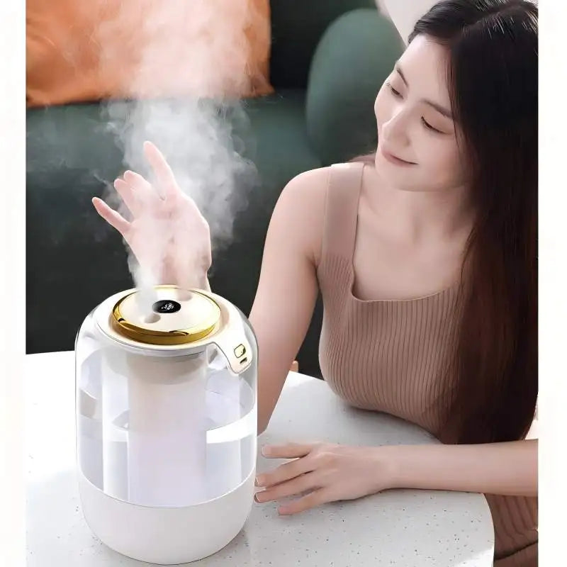 HOMEFISH Quiet Cool Mist Humidifier for Bedroom & Nursery