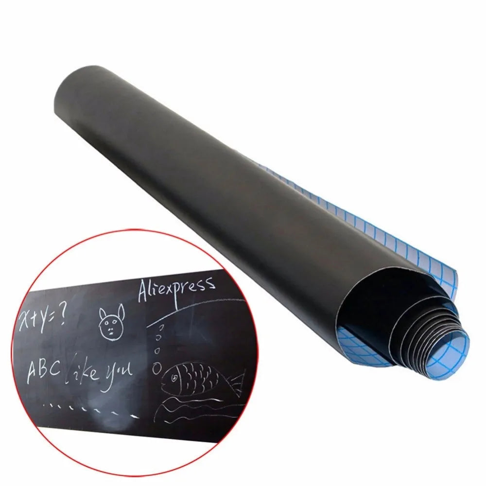 Removable Chalkboard Wall Sticker 45x100cm – Kids Learning Decal