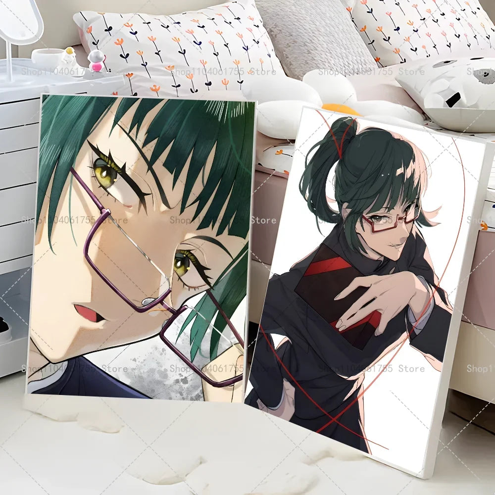 Jujutsu Kaisen Maki Zenin Anime Poster – Self-Adhesive Wall Art