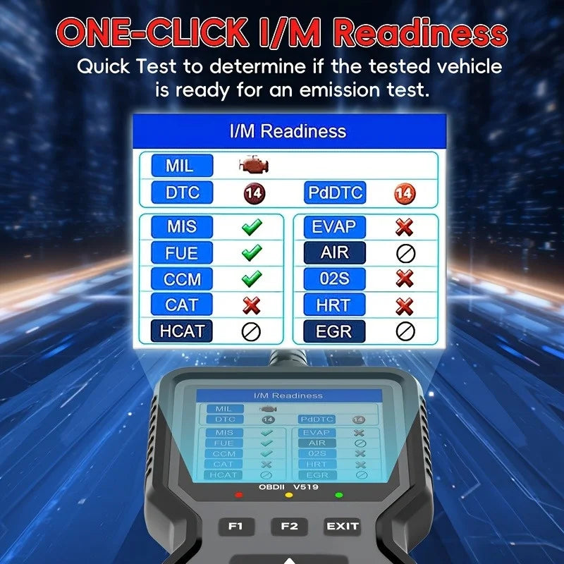 OBD2 Diagnostic Scanner | Code Reader, Real-Time Data, 1996+