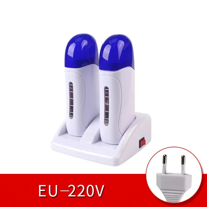 Electric Double Wax Heater | Refillable Roll-On Hair Removal Machine