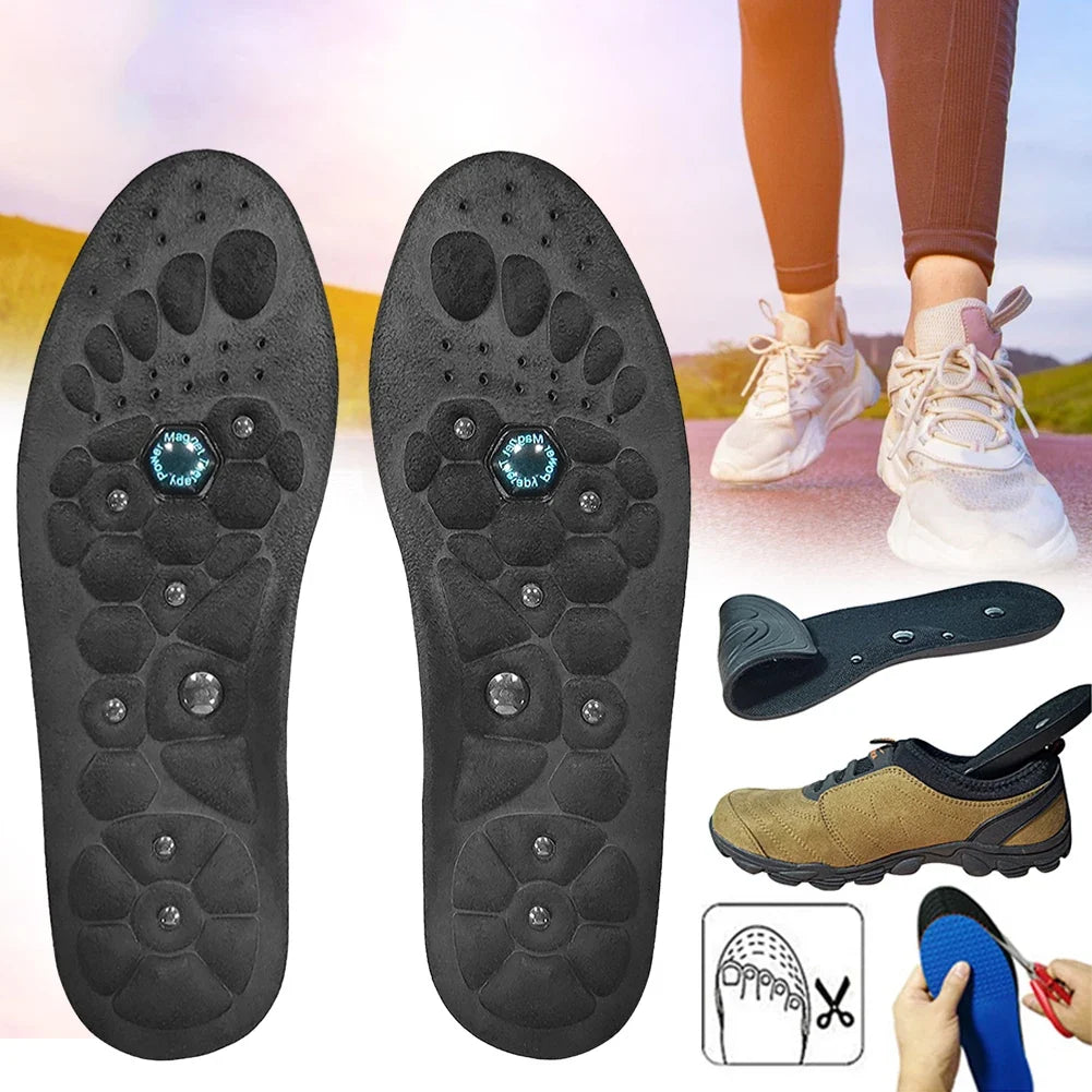 Acupressure Magnetic Insoles – Foot Massage & Reflexology