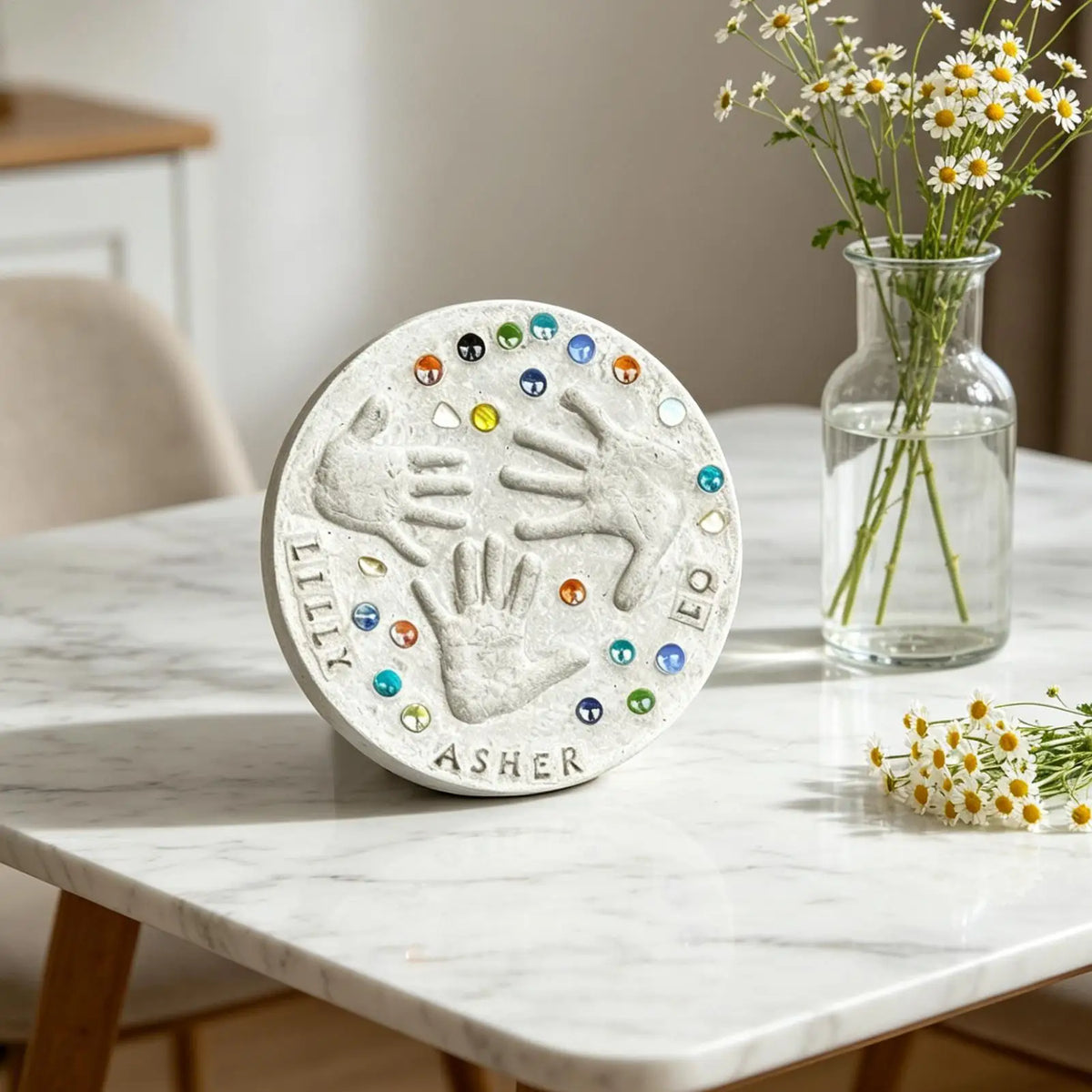 DIY Handprint Stepping Stone Kit – Family Garden Keepsake