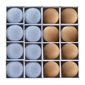 Velvet Christmas Ball Ornaments 2.4" | 16-Pack, 2 Styles