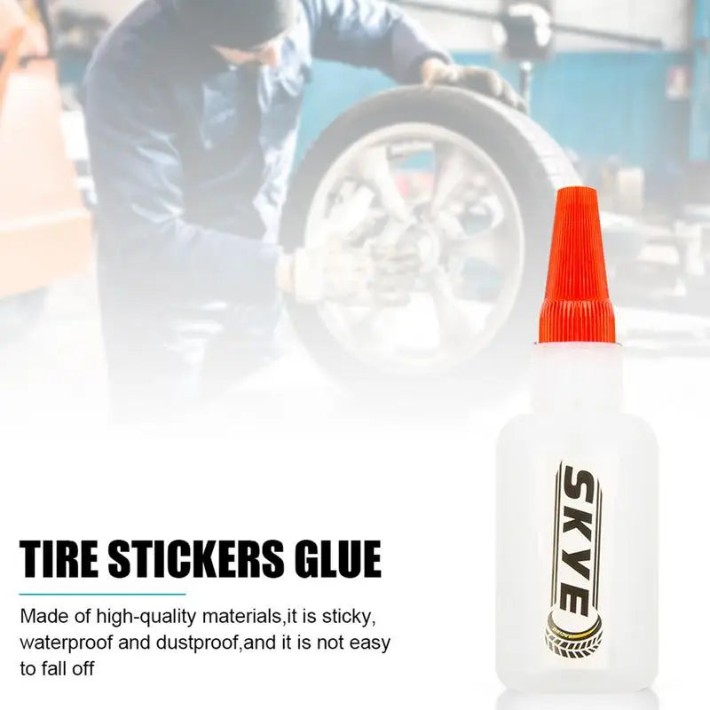 3D Tire Sticker Glue Car Waterproof Letter Sticky Stickers Special