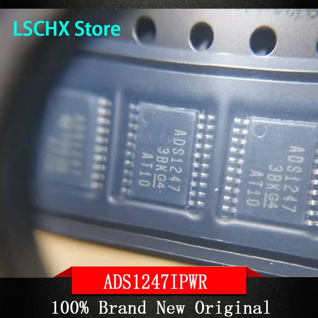 2pcs ADS1247IPWR TSSOP-20 ADC Analog to Digital Converter Chip