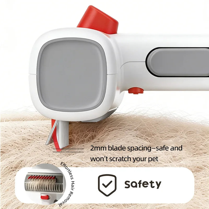 Dual-Function Pet Grooming Comb – Detangling for Cats & Dogs