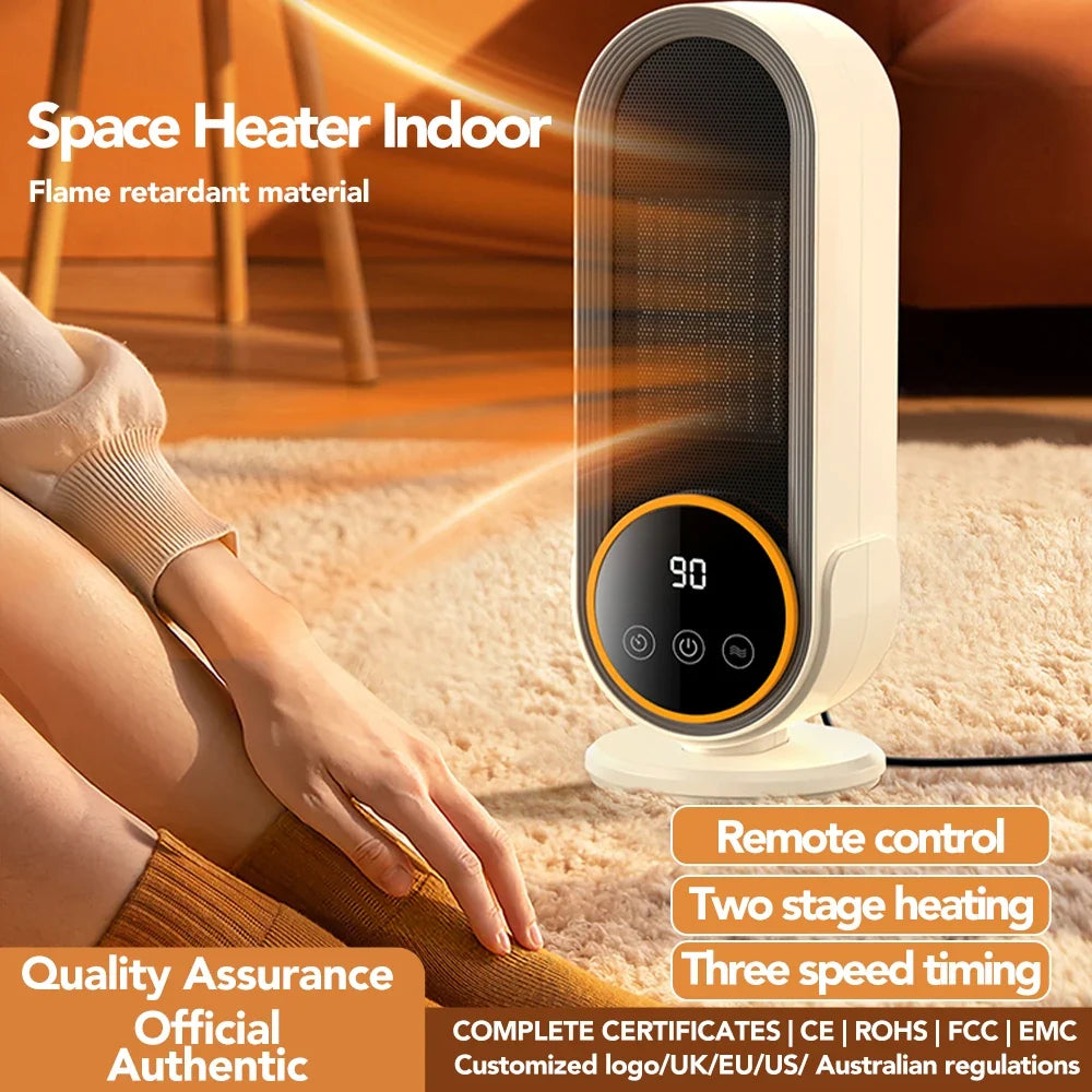 1200W Portable Electric Fan Heater | Desktop Room Heater 220V