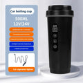 12V/24V Car Heating Mug | 500ml 316 Stainless Steel Travel Cup