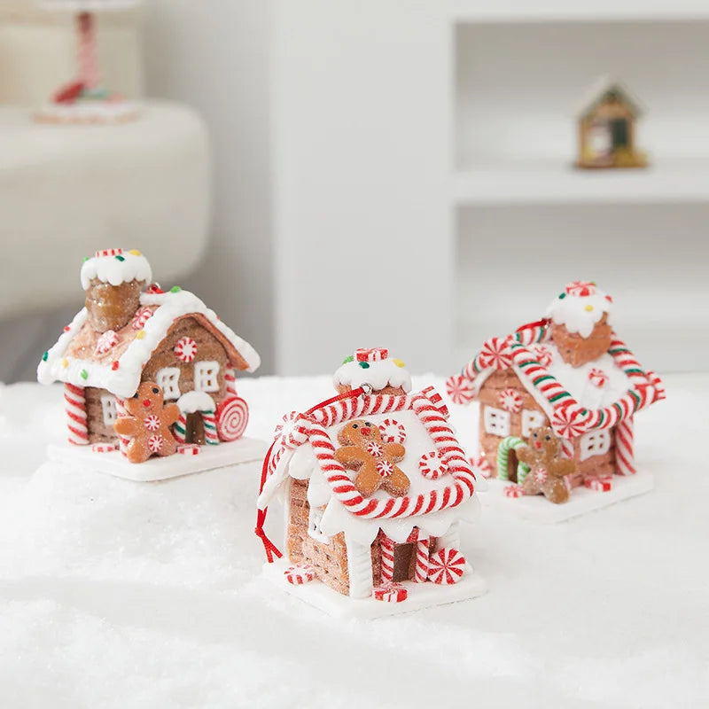 LED Gingerbread House Christmas Decoration | Glowing Ornament